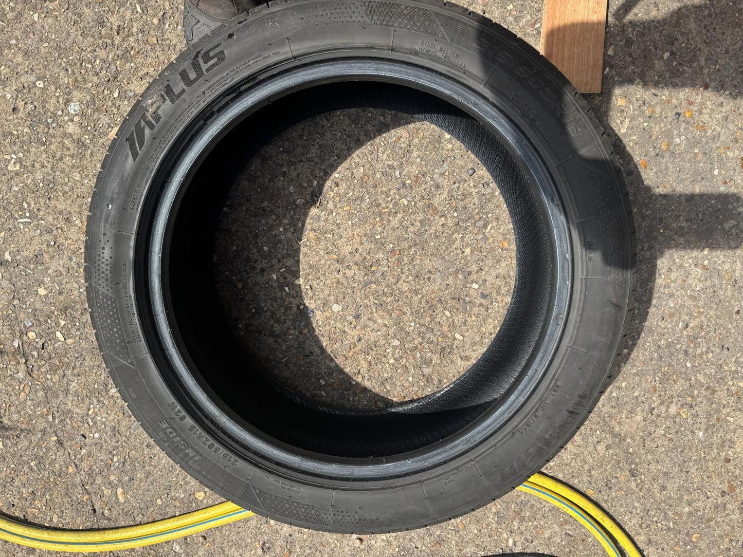 late 2023 215 50 18 92W APLUS A610 5mm of Tread Part Worn Tyre Next Day Delivery