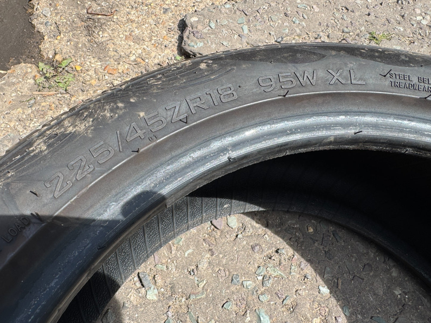 1x 225 45 18 Delmax Ultima Pro UP1 5.5mm late 2024 no repairs next day delivery