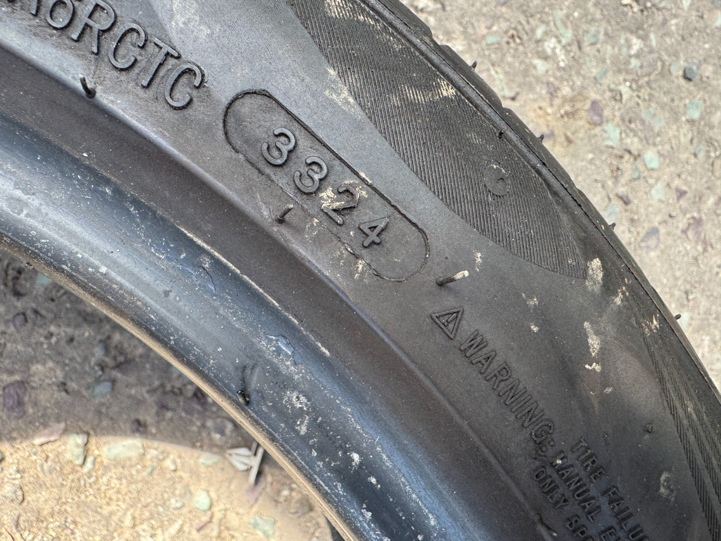 1x 225 45 18 Delmax Ultima Pro UP1 5.5mm late 2024 no repairs next day delivery