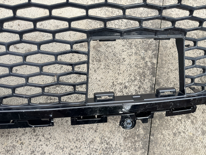 Genuine Vauxhall Corsa F 24-ON Gloss Black Front Lower Bumper Grille 9850370580
