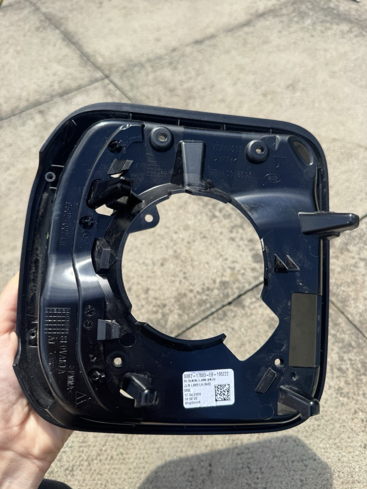 Land Rover Defender L663 Left Wing Mirror COVER ONLY Genuine S8B2-17683