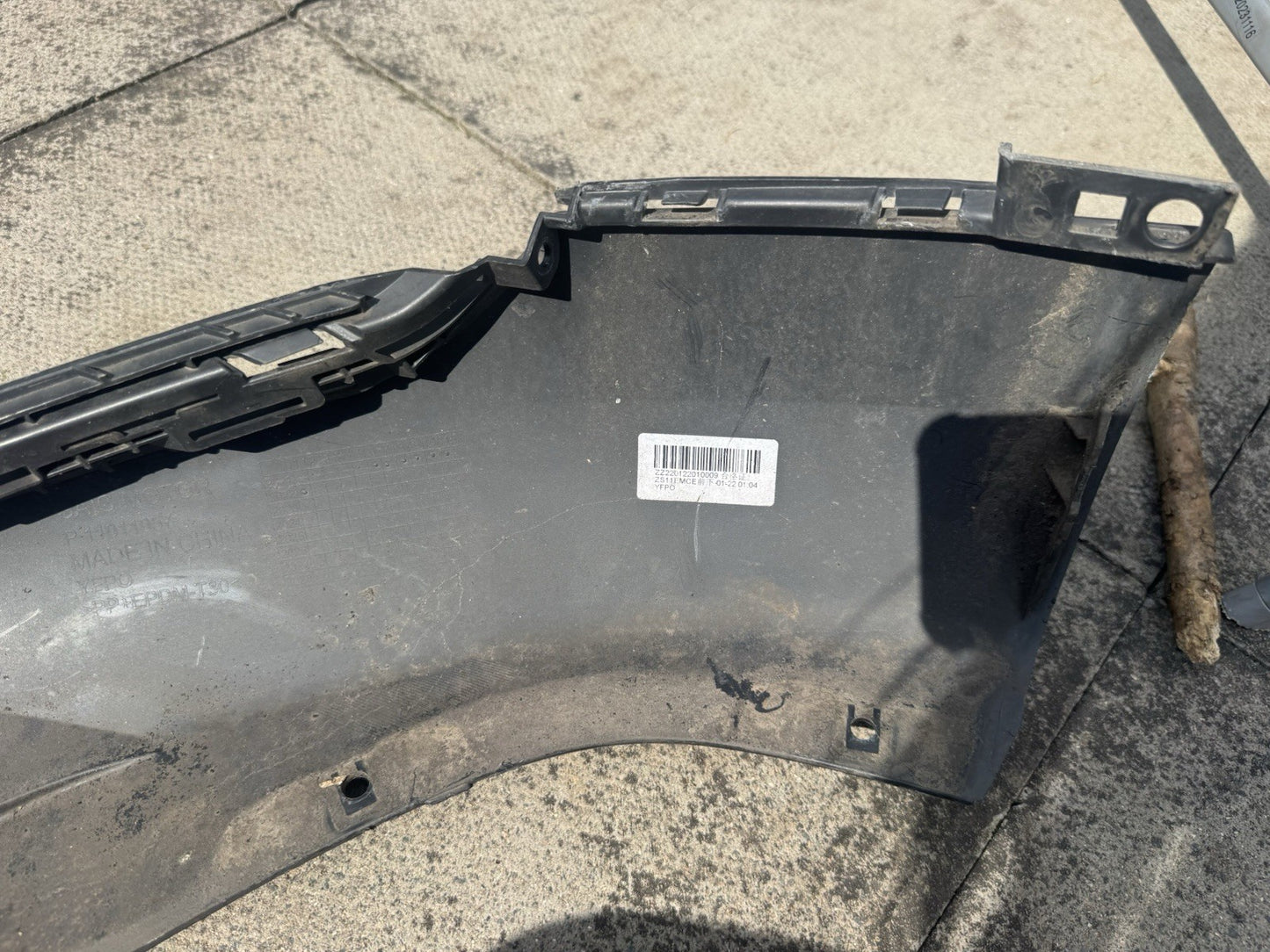 GENUINE 2022-2024 MG MG4 EV FRONT BUMPER LOWER TRIM SECTION DIFFUSER P11011057