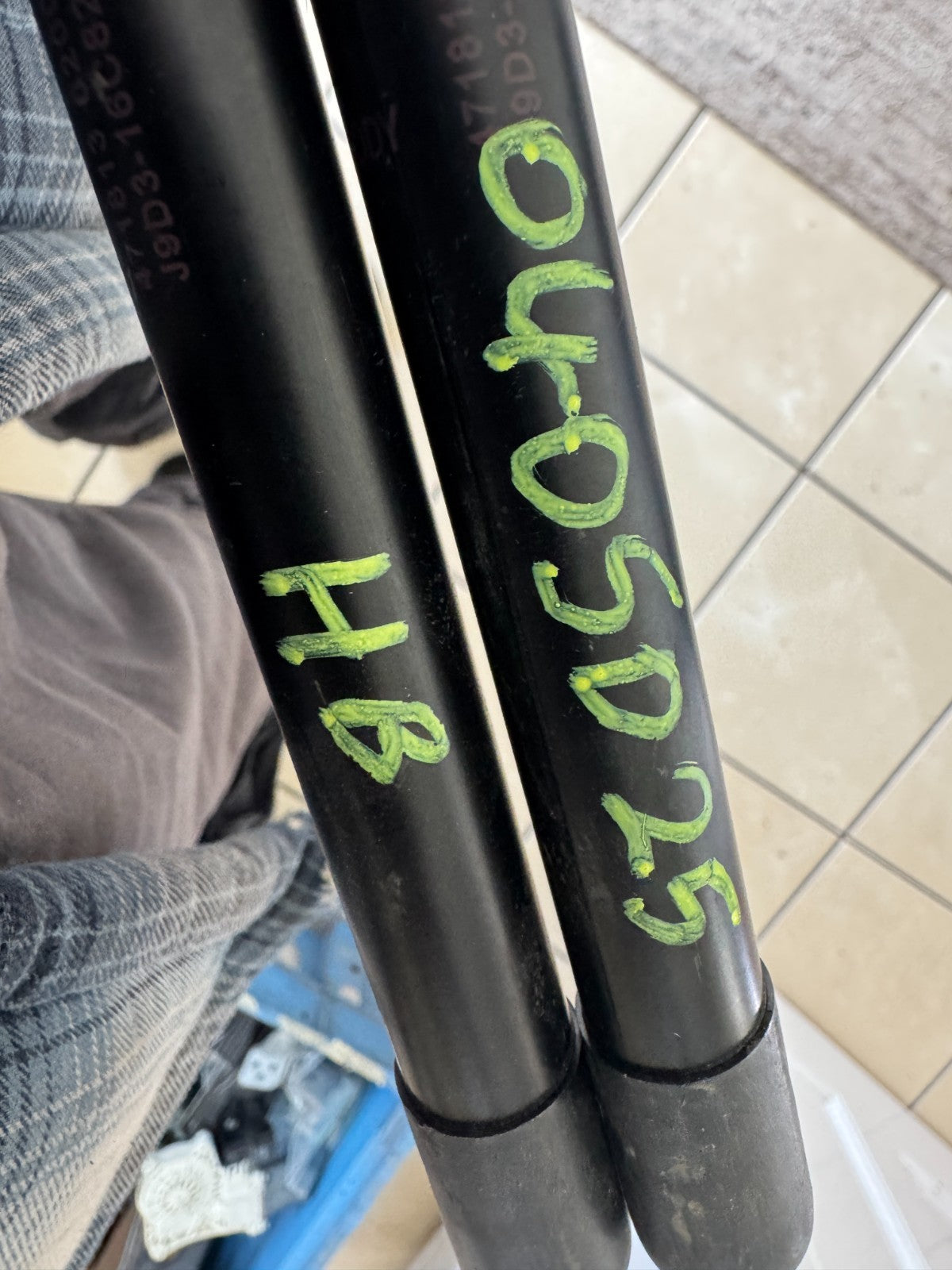 A PAIR JAGUAR I-PACE X590 BONNET STRUTS J9D316C826AB 2023