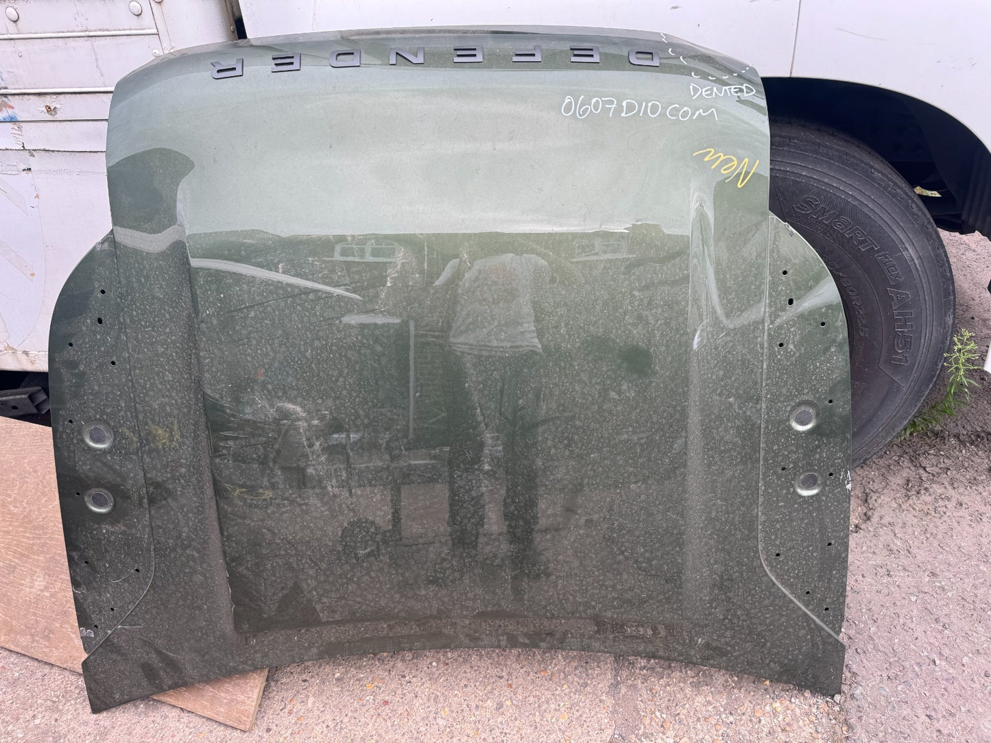 Land Rover Defender L663 Bonnet dented