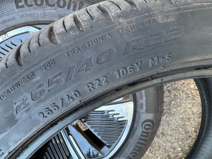 265 40 22 106Y Pirelli Scorpion Zero M+S (JLR) Extra Load 5mm + Dot Code 3923