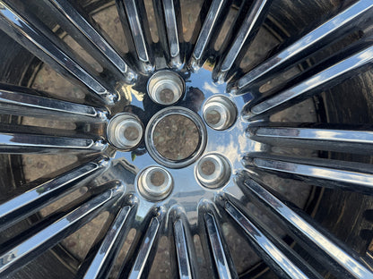 GENUINE RANGE ROVER VELAR 22" ALLOY WHEEL RIM GLOSS BLACK 9jx22 N8A21007BA