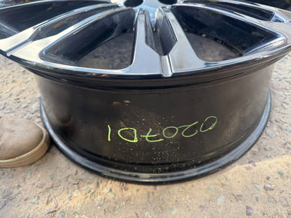 GENUINE RANGE ROVER VELAR 22" ALLOY WHEEL RIM GLOSS BLACK 9jx22 N8A21007BA