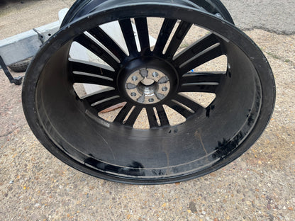 GENUINE RANGE ROVER VELAR 22" ALLOY WHEEL RIM GLOSS BLACK 9jx22 N8A21007BA