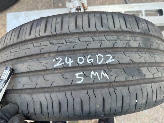 1X 225 50 17 98Y Continental Eco Contact 6, 5MM, DOT:4625 No Repairs, Next Day
