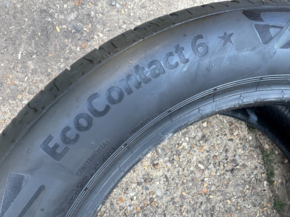 1X 225 50 17 98Y Continental Eco Contact 6, 5MM, DOT:4625 No Repairs, Next Day