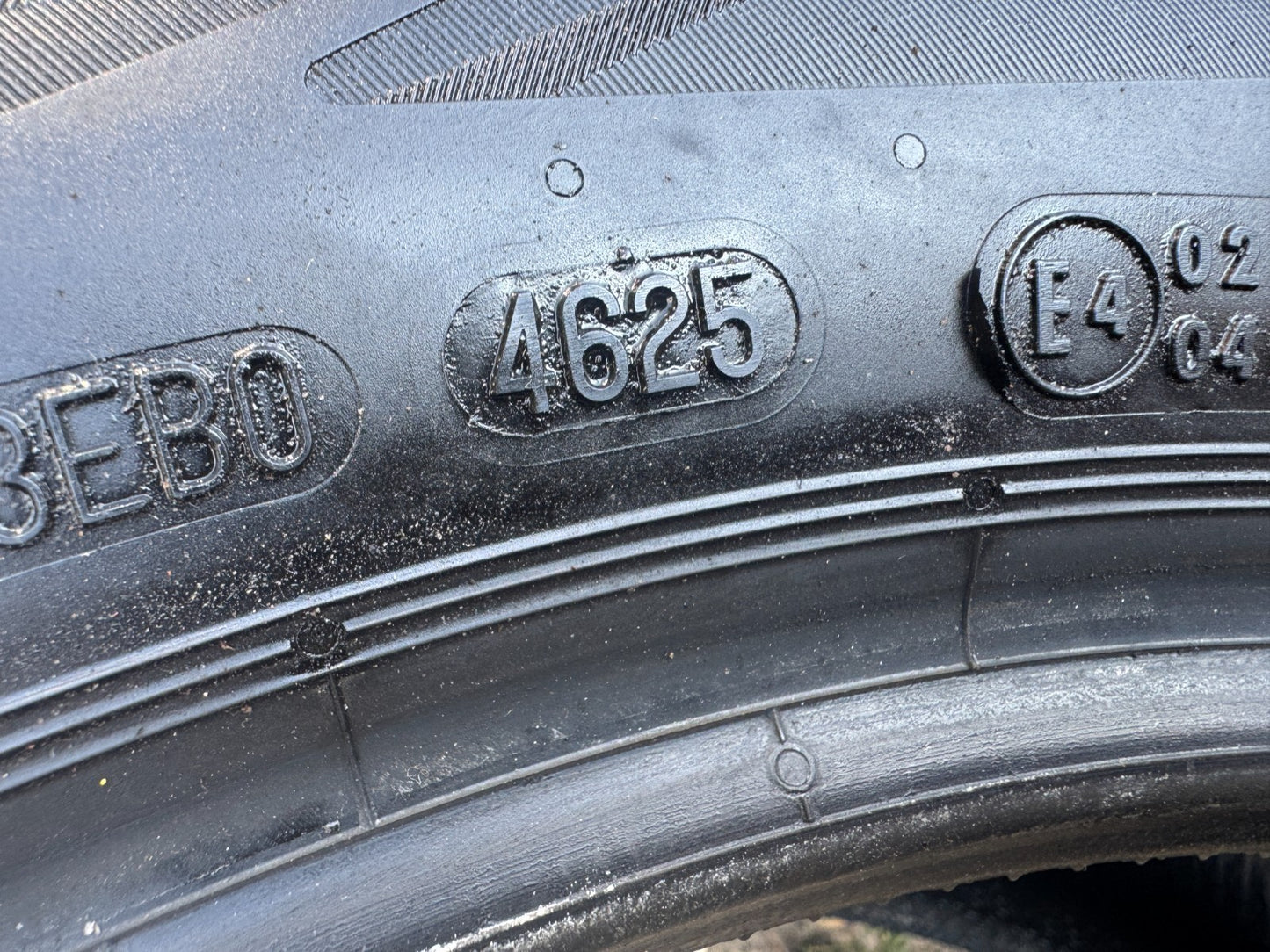 1X 225 50 17 98Y Continental Eco Contact 6, 5MM, DOT:4625 No Repairs, Next Day