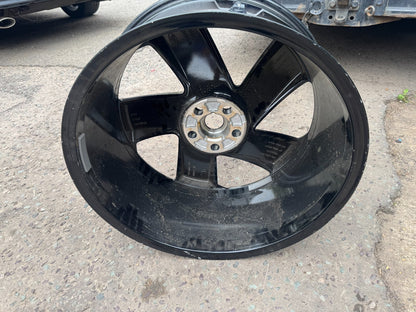 GENUINE LAND ROVER DISCOVERY 5 STYLE 5124 22" INCH GLOSS BLACK ALLOY WHEEL X1