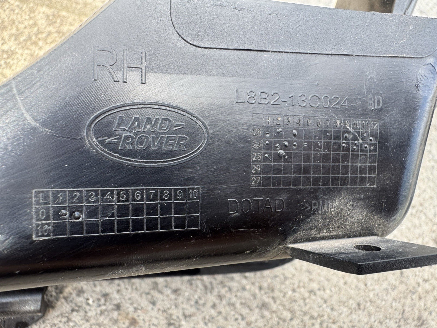 Land Rover Defender Headlight Surround Right Driver 20 ON L8B2-13C024-B L663