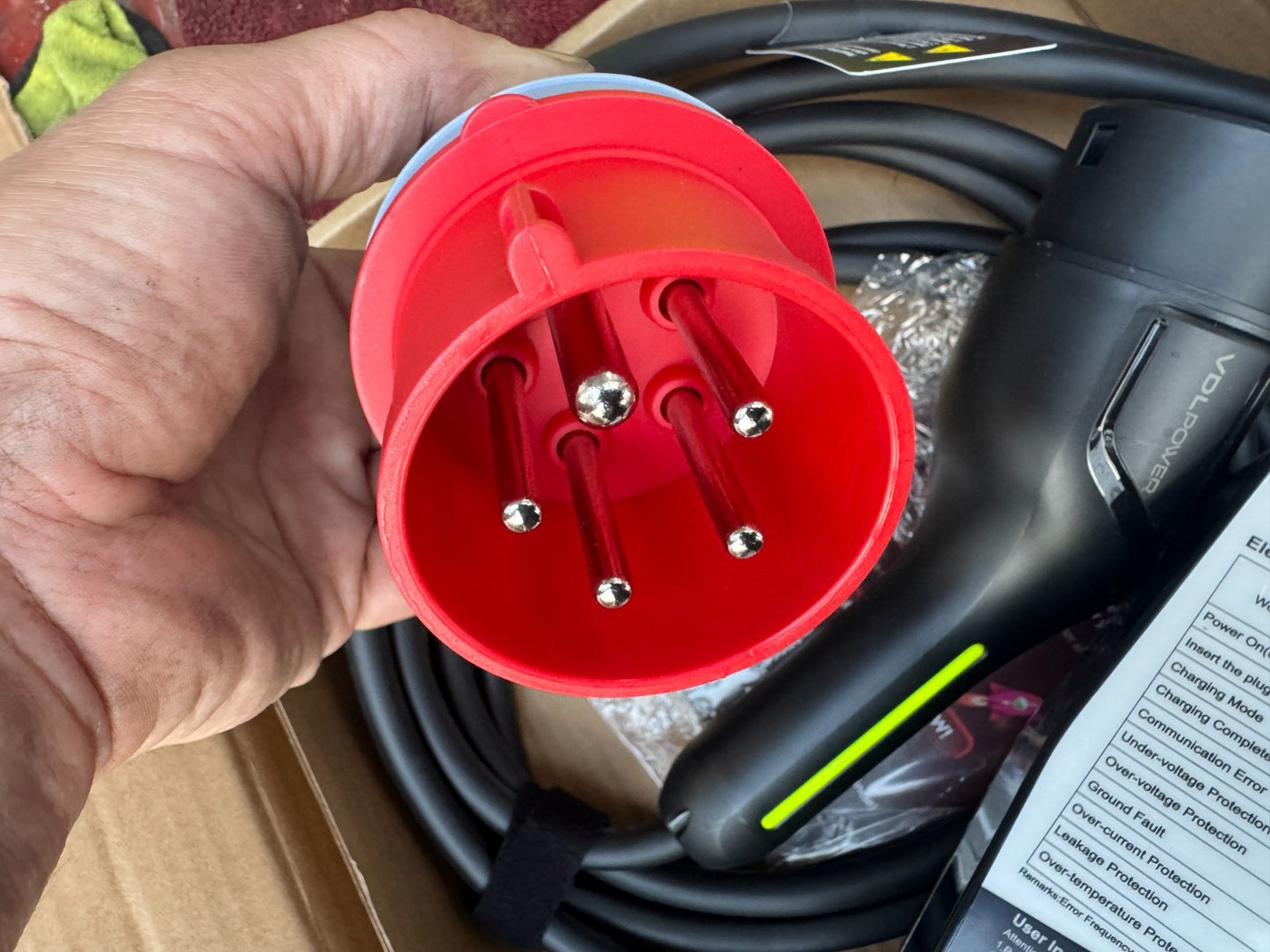 Unused VDLPOWER 11kW Type 2 Portable EV Charger (Model: EC31-UK) RRP: £249