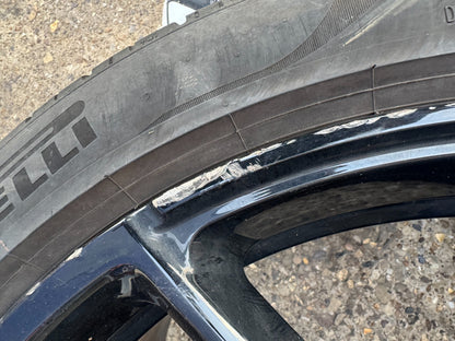 LOTUS ELETRE REAR 22" ALLOY WHEEL & TYRE 315/35 R22 PIRELLI P ZERO ELECT 11J