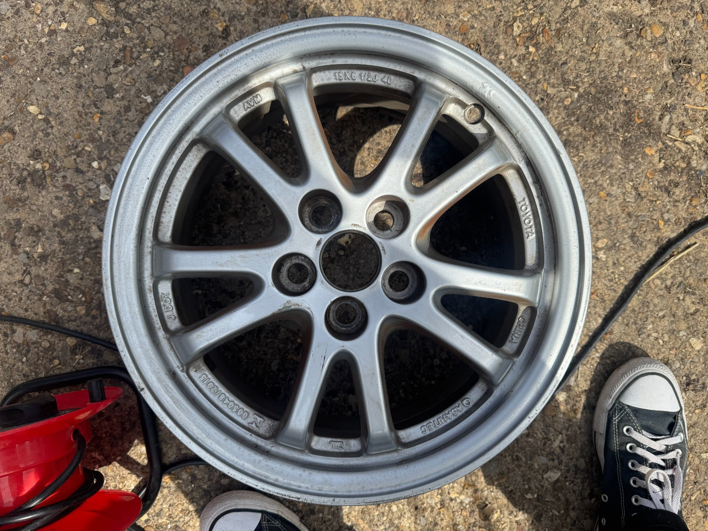 Genuine Toyota Prius MK4 15" Alloy Wheel 15x6.5J ET40 5x100 Rim 2015-2022 Single