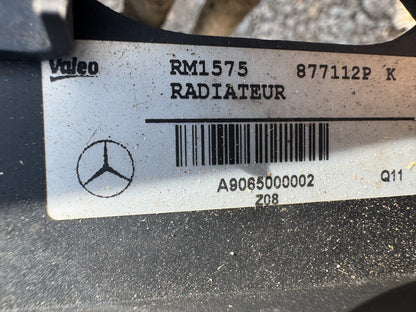 2014 MERCEDES SPRINTER W906 2.1 FRONT RADPACK RADIATOR A9065000002 a9065050855