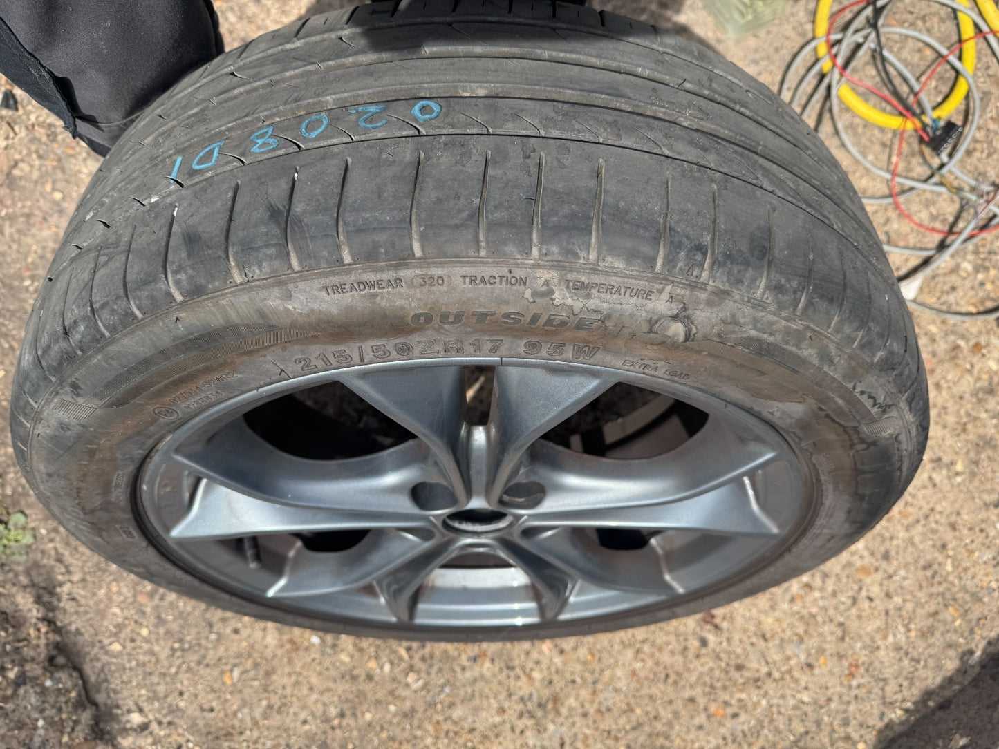 2020 Ford Focus ST Line. 17” Wheel & Tyre 215/50/ZR17
