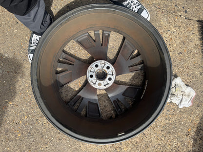 GENUINE 22" JAGUAR I-PACE 5056 ALLOY WHEEL RIM J9D3-1007-DC BUCKLED/KERB DAMAGE