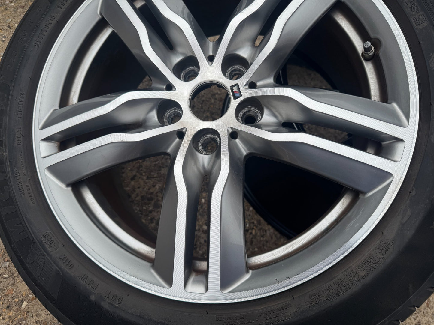 1x Genuine BMW F48 X1 18" M-Sport Alloy Wheel & 5mm tyre 7.5Jx18 7850456