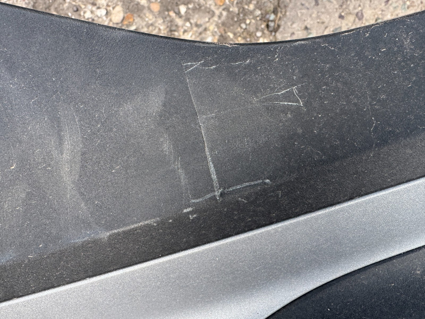 Genuine MG S5 EV Rear Lower Bumper and Insert Moulding scratched
