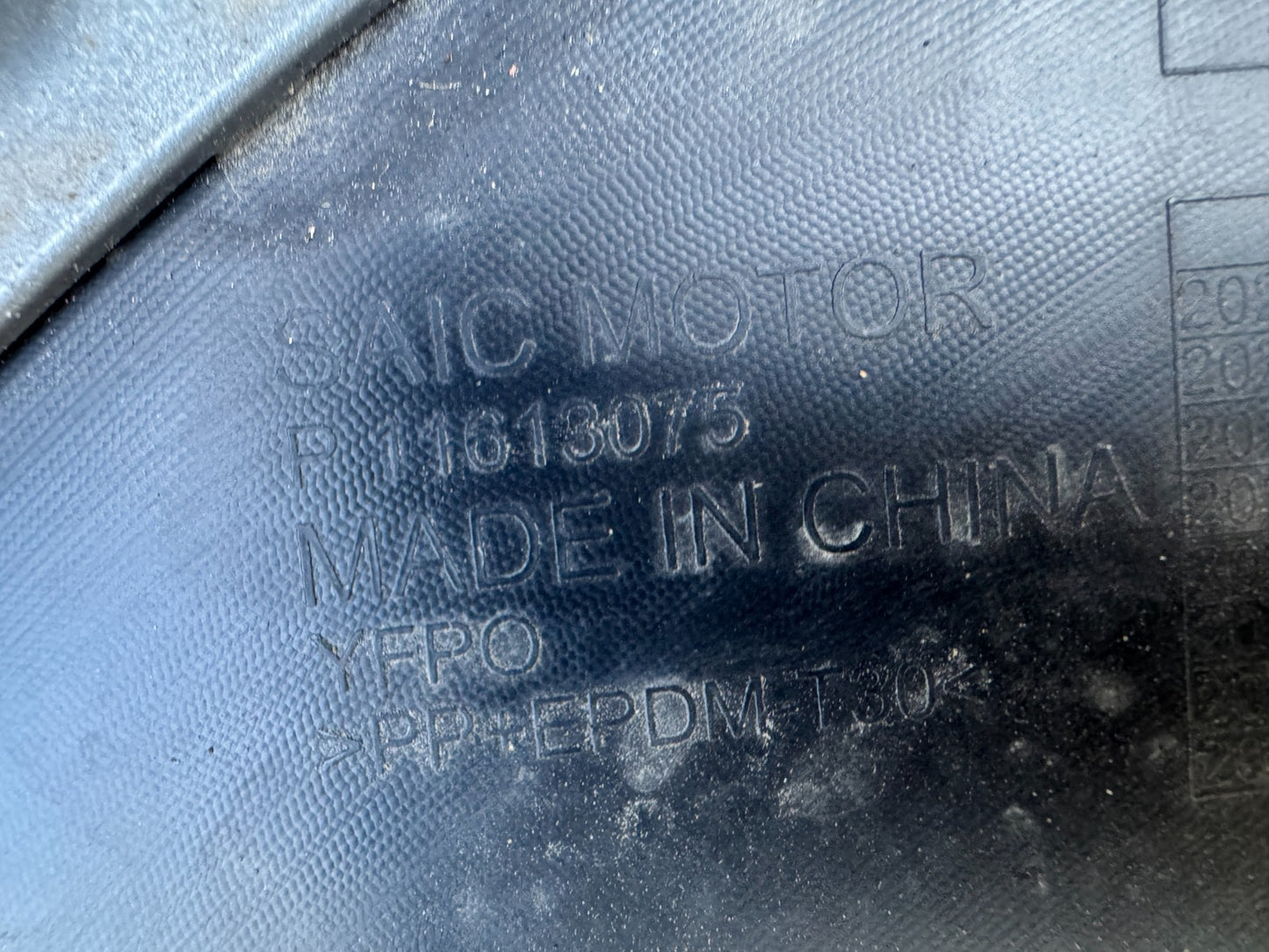 Genuine MG S5 EV Rear Lower Bumper and Insert Moulding scratched