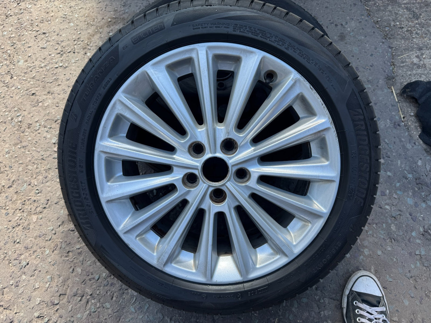 Ford Focus alloy wheel tyre mk3 11-18 5x108 15 Spoke 17" F1EC1007C1A 215/50/17