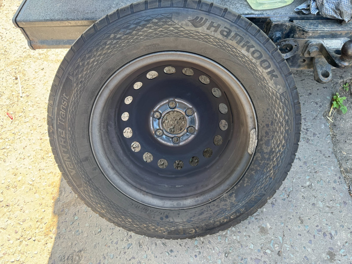 ⭐VW TRANSPORTER T5 T6 SPARE WHEEL 16INCH 215/65/R16C HANKOOK TYRE 6MM FREE POST⭐