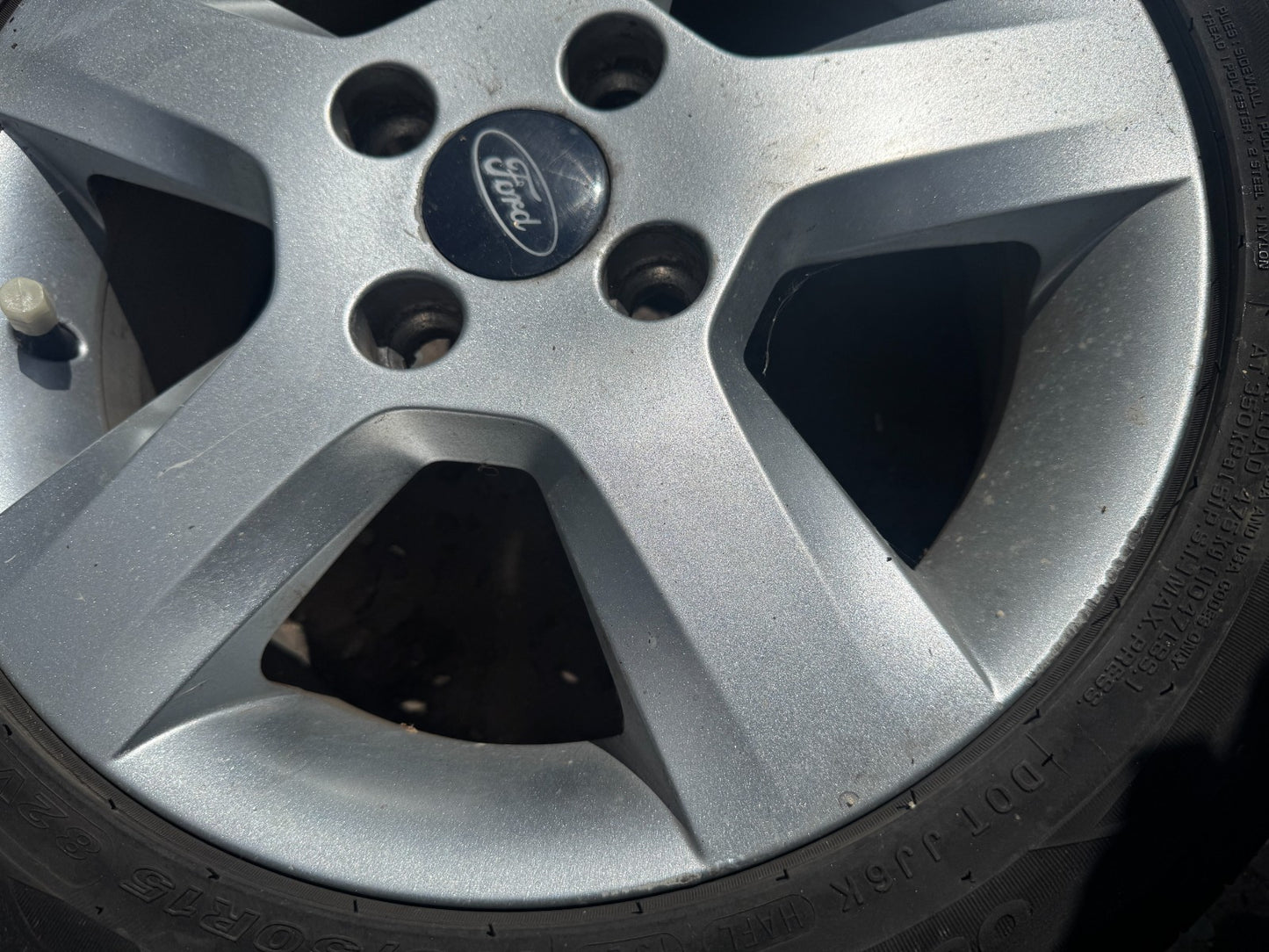 Ford Fiesta Mk6 Fusion 15" 5 Spoke Fluted Alloy Wheel 5S6J-AA 4x108