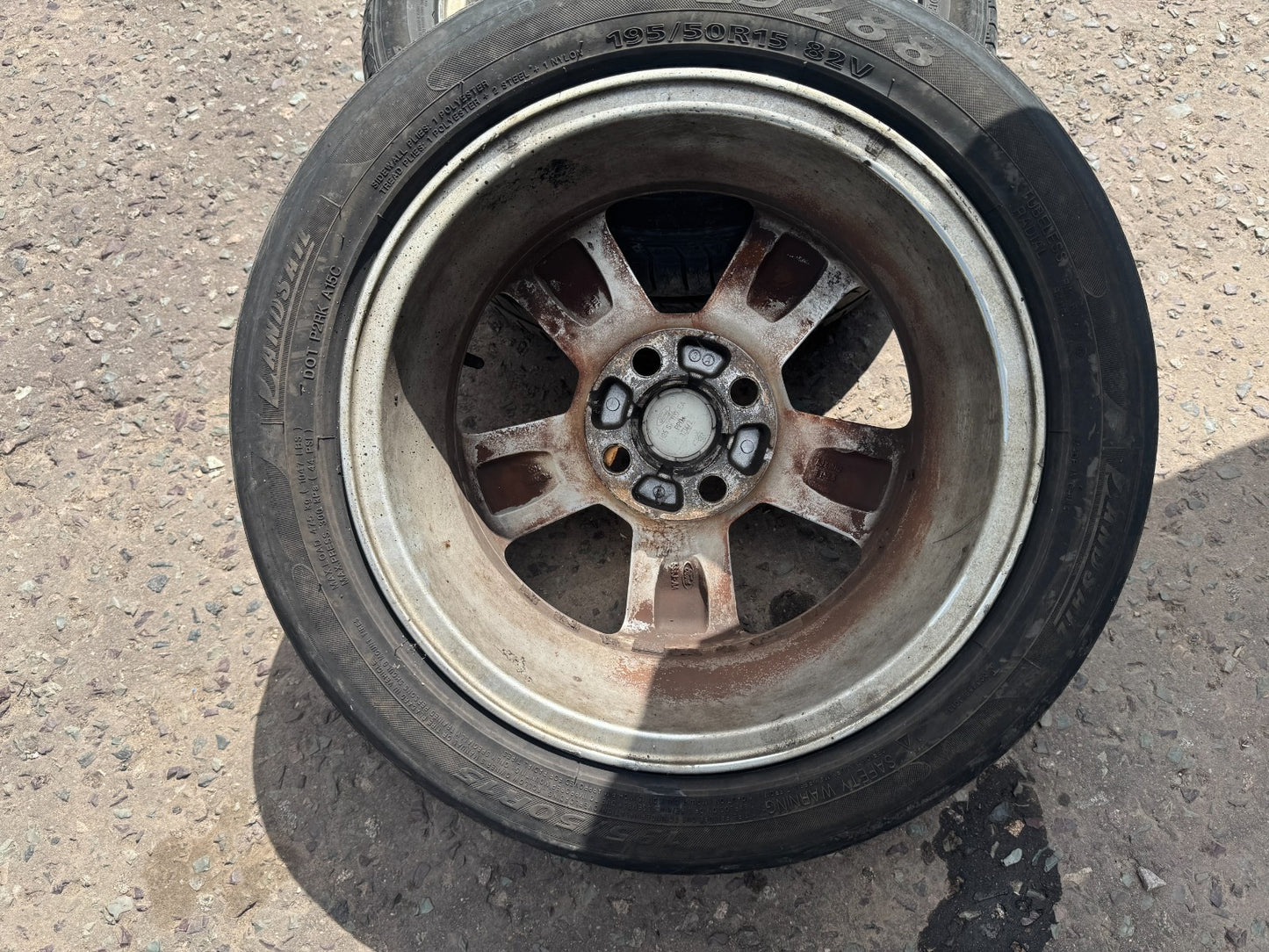 Ford Fiesta Mk6 Fusion 15" 5 Spoke Fluted Alloy Wheel 5S6J-AA 4x108