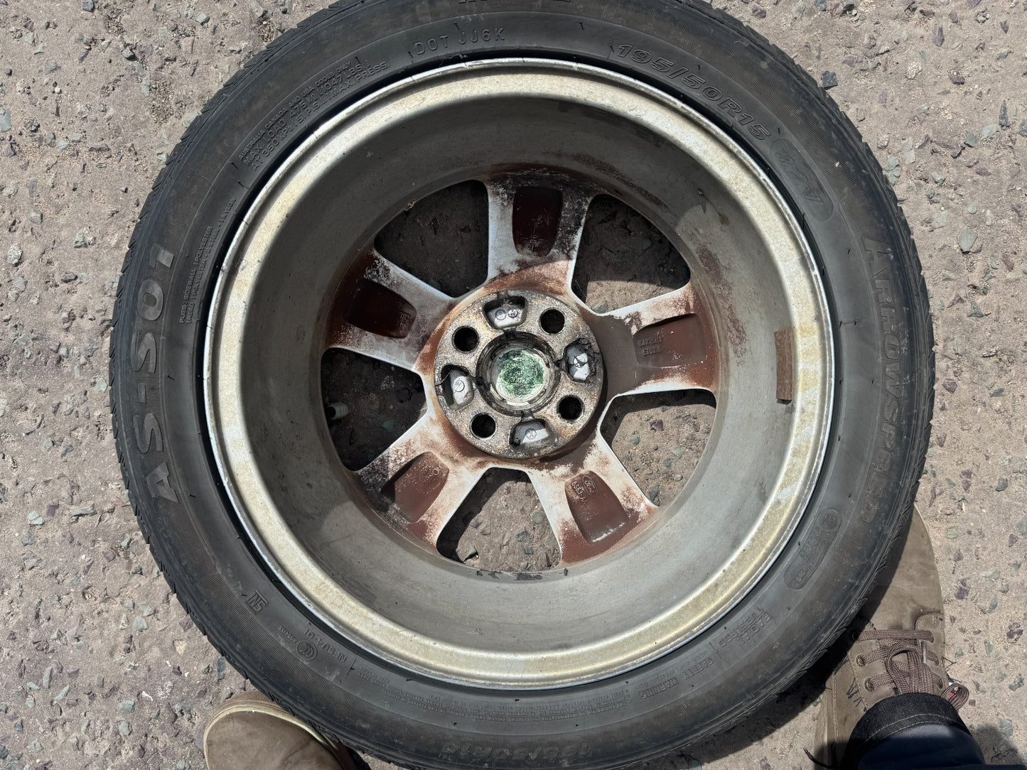 Ford Fiesta Mk6 Fusion 15" 5 Spoke Fluted Alloy Wheel 5S6J-AA 4x108