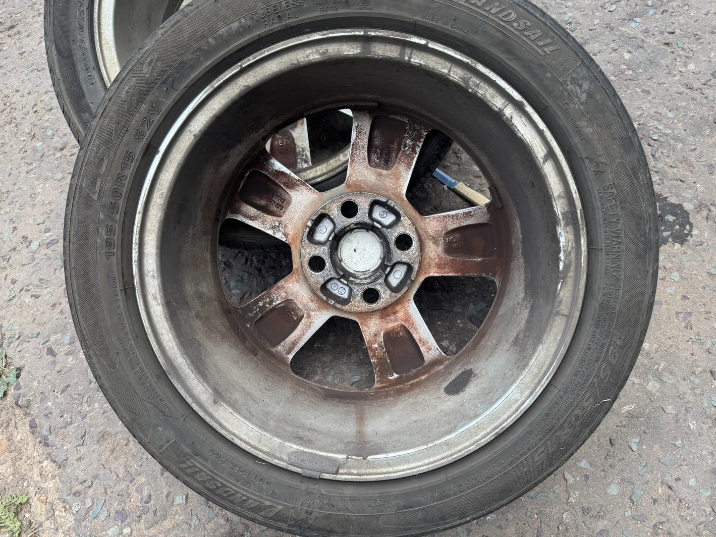 Ford Fiesta Mk6 Fusion 15" 5 Spoke Fluted Alloy Wheel 5S6J-AA 4x108