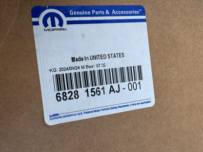 Jeep Wrangler JL Tailgate 2018-24 Genuine 68281561AJ