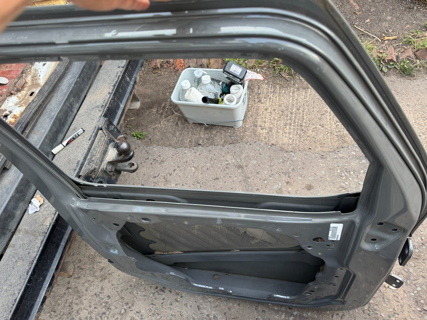 2018 on JEEP WRANGLER 4 DOOR PASSENGER SIDE LEFT FRONT GREY