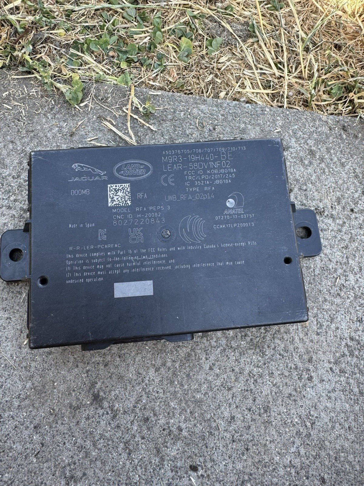 JLR KVM Keyless Vehicle Module | Land Rover Jaguar 2020+ | M9R3-19H440-BE