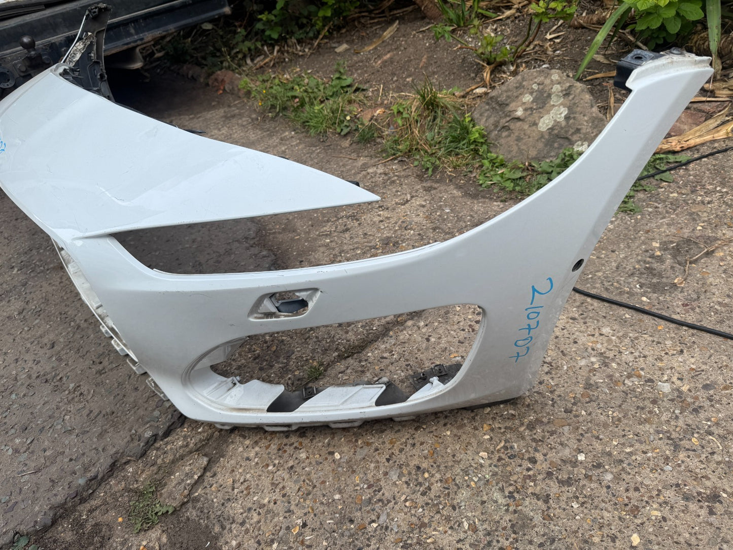 Genuine Jaguar F-Type Front Bumper Cover 2020-2024 OEM White MX53-17C831