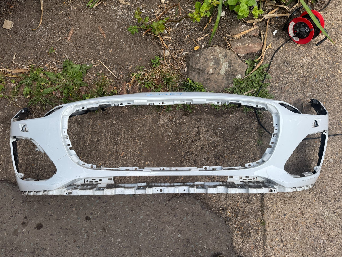 Genuine Jaguar F-Type Front Bumper Cover 2020-2024 OEM White MX53-17C831