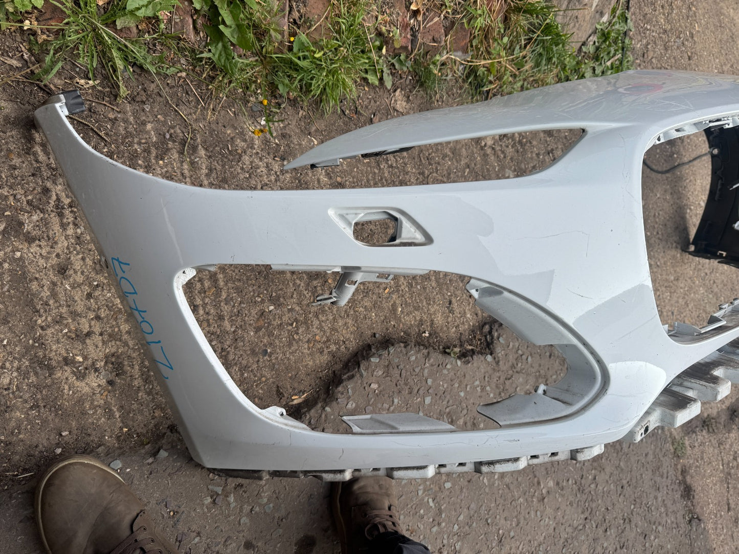 Genuine Jaguar F-Type Front Bumper Cover 2020-2024 OEM White MX53-17C831