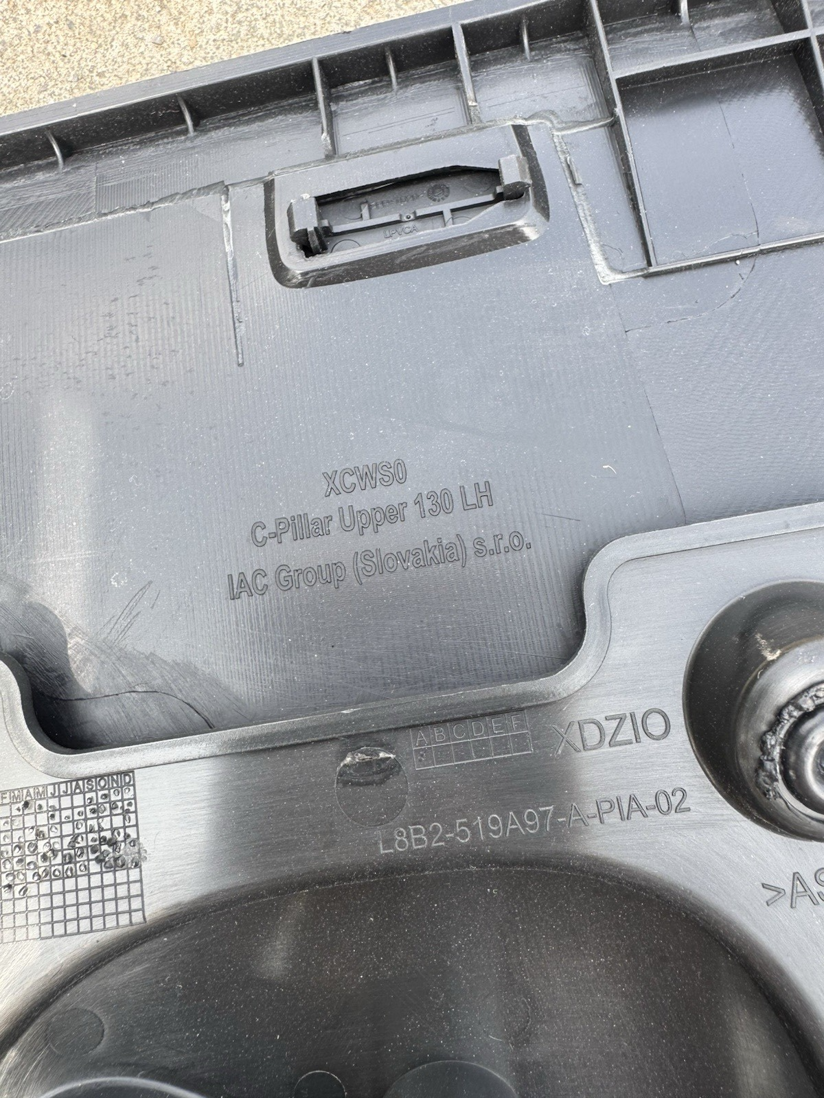 L8B2519A97 Land Rover LH panel