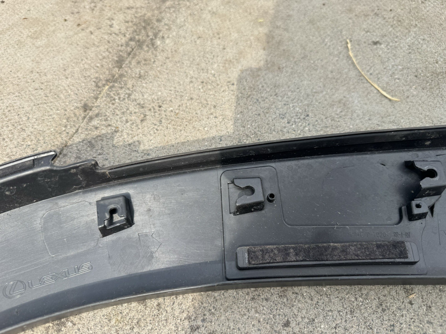 Lexus UX250H 2019 - 2025 Driver Side Rear O/S/R Wheel Arch Trim
