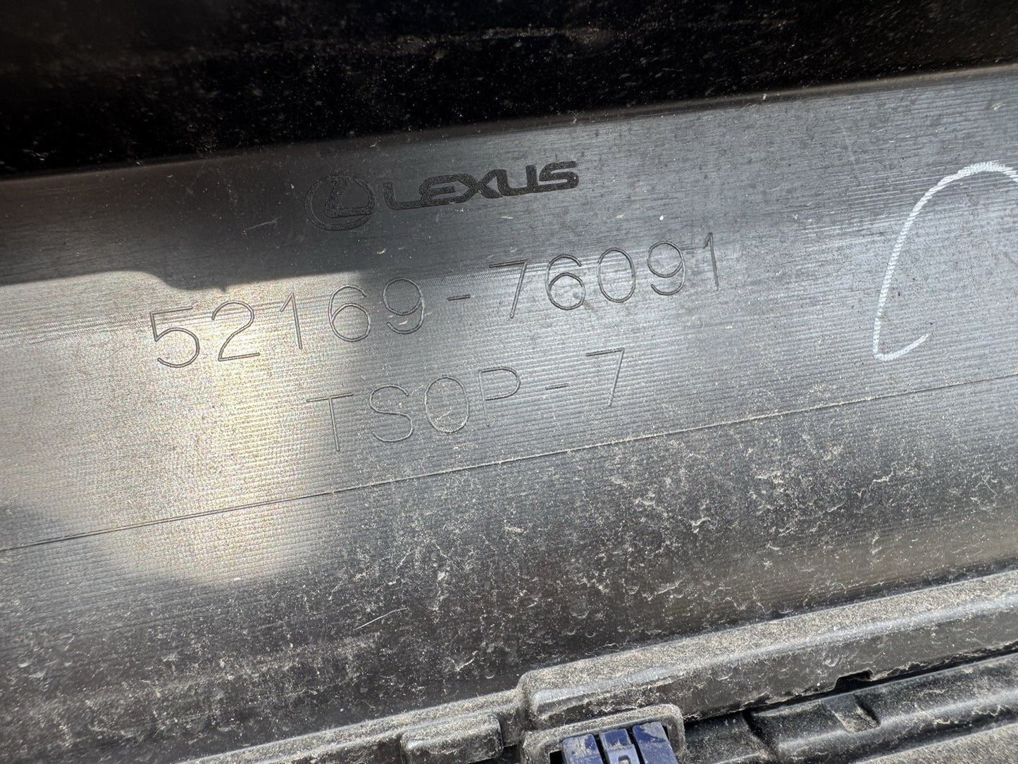 Genuine Lexus UX 250h 2019-2025 Rear Bumper Lower Section 52169-76091