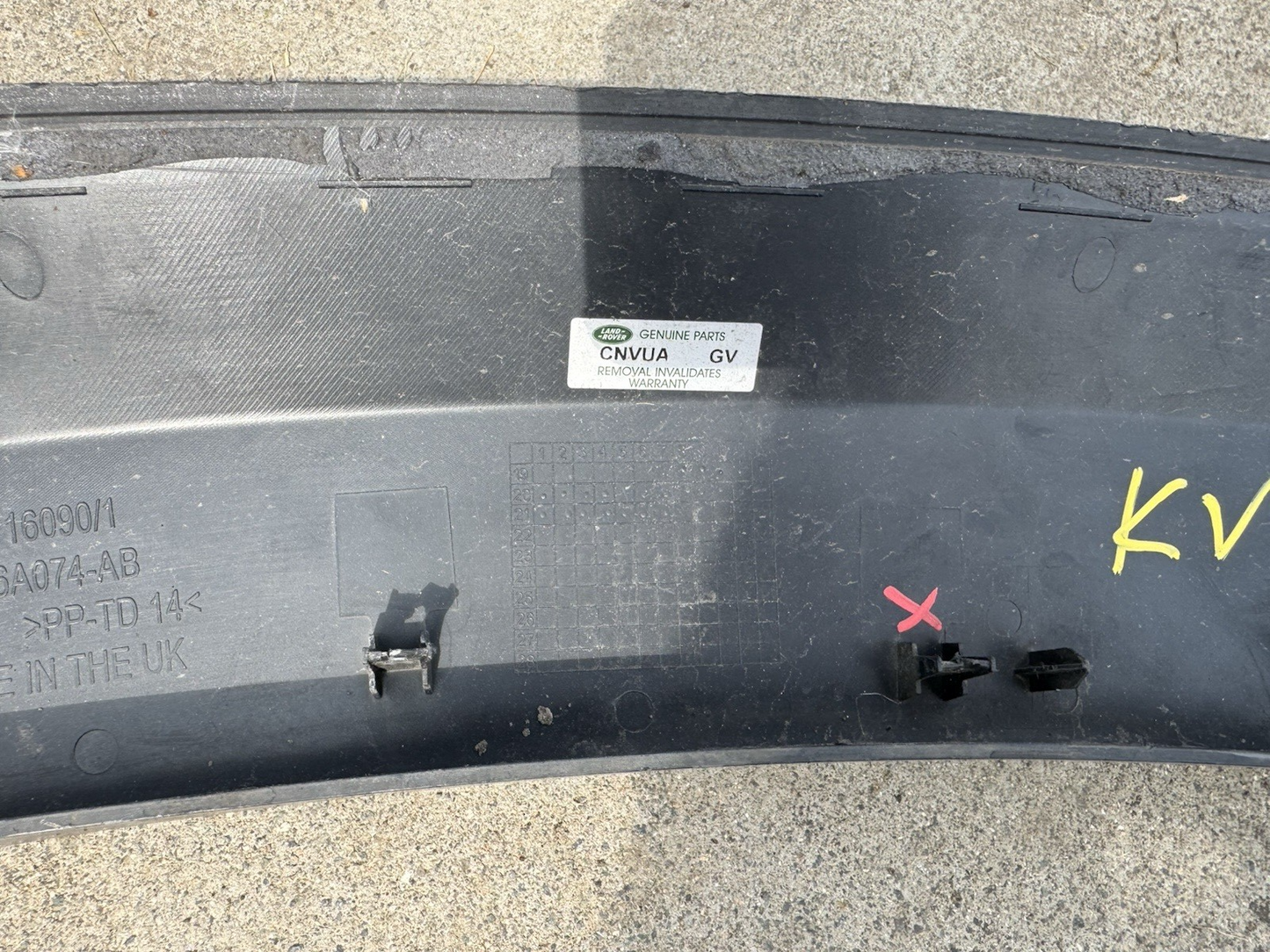 Land Rover Defender L663 Front Right Wheel Arch Trim L8BM16A074AB 20-on Genuine