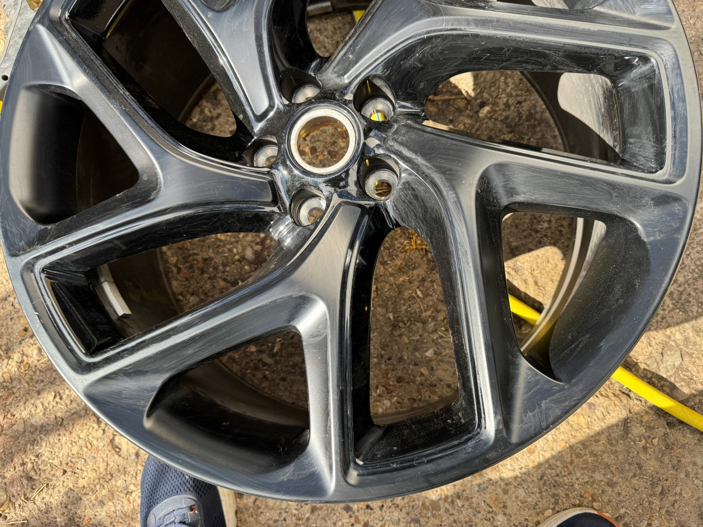 GENUINE RANGE ROVER SPORT L461 22” 9.5J BLACK ALLOY WHEEL N9XM1007AA LR167476