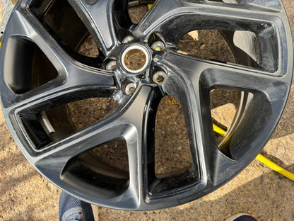 GENUINE RANGE ROVER SPORT L461 22” 9.5J BLACK ALLOY WHEEL N9XM1007AA LR167476