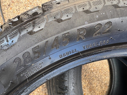 1x 285 45 22 Michelin Primacy All Season 114Y OEM - 5mm Silent LR Tyre