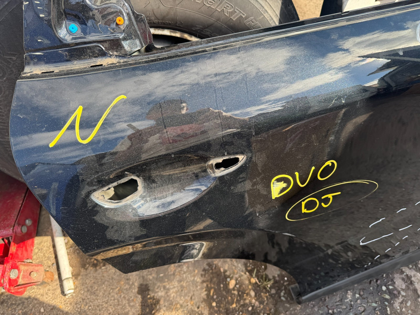 MAZDA CX-60 KH REAR DOOR RIGHT SIDE BARE PANEL 2023 2024 DENTED REPAIRABLE