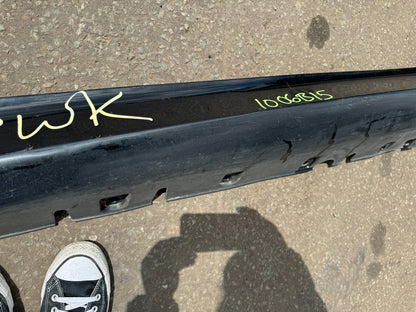 BMW X5 SIDE SKIRT LEFT 475 BLACK  F15 2013 - 2018 SCRATCHED AND DAMAGED