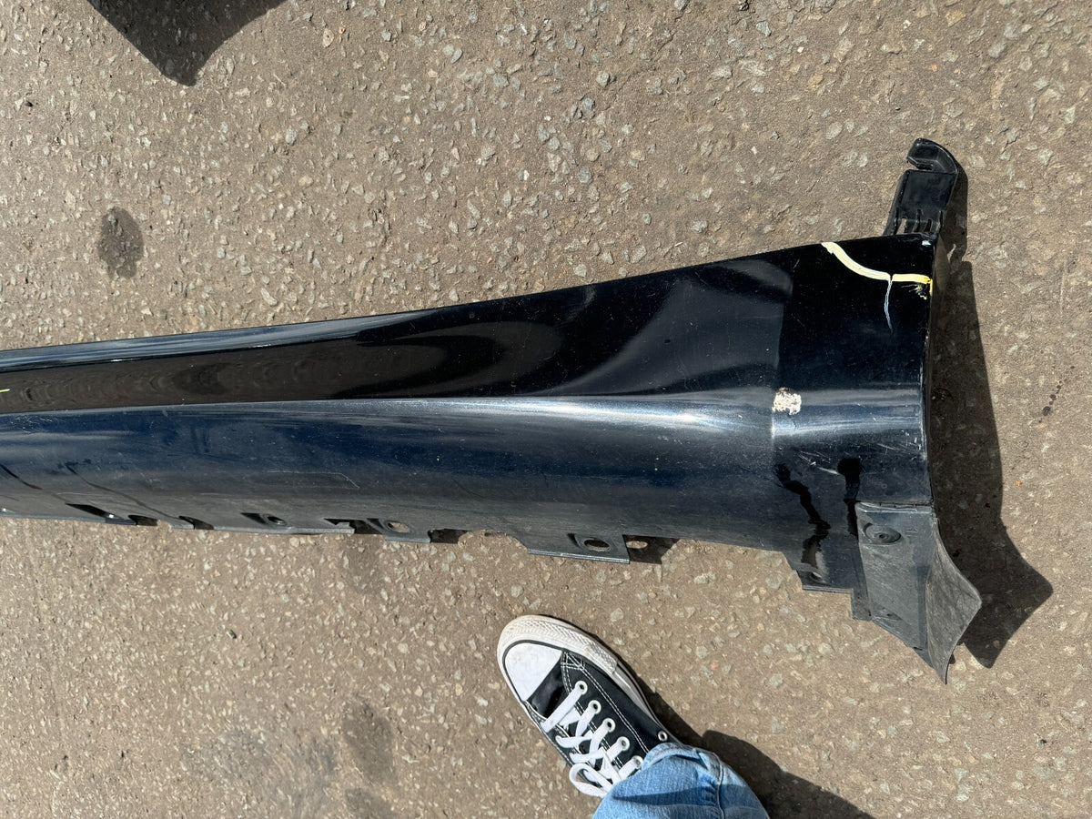 BMW X5 SIDE SKIRT LEFT 475 BLACK  F15 2013 - 2018 SCRATCHED AND DAMAGED