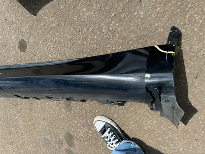 BMW X5 SIDE SKIRT LEFT 475 BLACK  F15 2013 - 2018 SCRATCHED AND DAMAGED