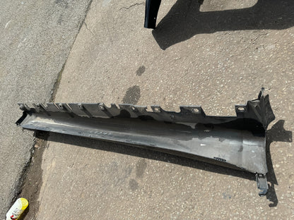 BMW X5 SIDE SKIRT LEFT 475 BLACK  F15 2013 - 2018 SCRATCHED AND DAMAGED